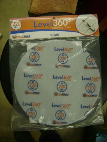 Level 360 Sanding Discs 220 Grit (5-Pack)