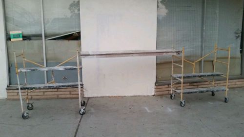 Bil-jax utility scaffold,scaffolding foldable 2) carts 1) walk plank local pick for sale