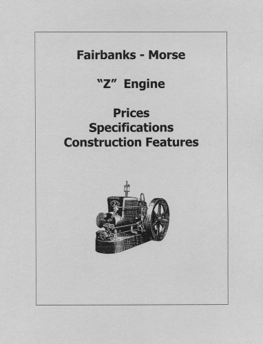 Fairbanks Morse Z Engine Prices, Specs. and Features
