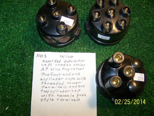 Nos wico assorted distributor caps ap wico magnetos one 4 cyl one 6cyl  one 2cyl for sale