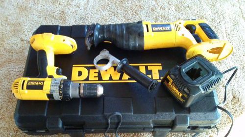 DEWALT DC759CA 18-Volt Compact Drill/Reciprocating Saw Combo Kit
