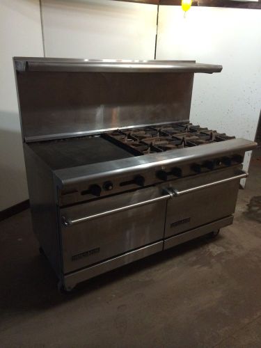 60&#034; American Range Quality Cooking Restaurant 6 Burner Oven