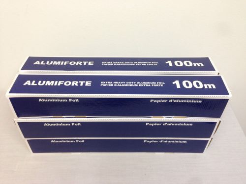 Aluminum Foil 6 ROLES of 100 METERS - EXTRA HEAVY DUTY  - INDUSTRIAL, RESTAURANT