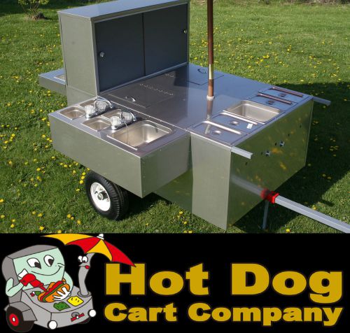 Hot dog cart vending concession stand trailer new Lucky Star model