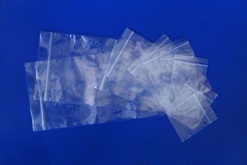 100pcs/Pack Clear Zip Lock Reclosable Plastic Poly Bags 1.5X2&#034;,2X2&#034;,2X3&#034;,4X6&#034;..