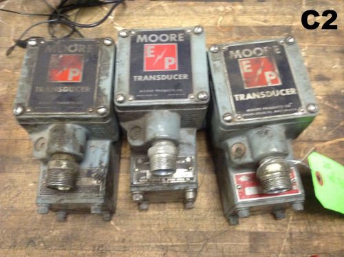 Lot of 3 Moore Products Transducer Model 77-16