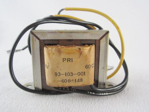 230V 60 Cycle Electric Transformer H-4245-1-606-1-49 - New Old Stock