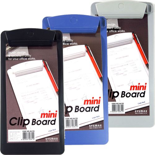 [x120pcs] SYSMAX Mini Clip Board Receipt Bill Memo Holder A6 / Wholesale Lot