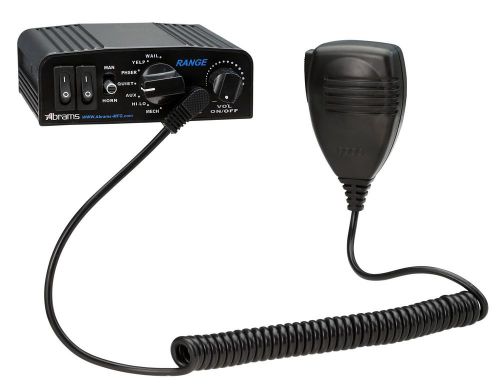 Abrams 100 watt siren with mechanical tones comes with pa microphone, fast ship! for sale