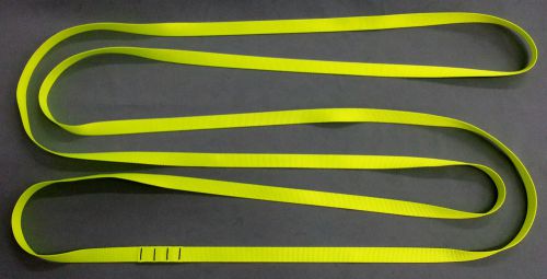 Sav-a-jake firefighter 36&#034; circumference 4,000 lb. nylon webbing loop hot yellow for sale