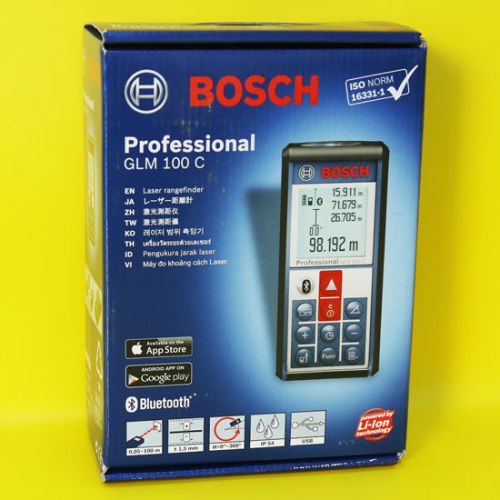 BOSCH GLM 100c Used Products Bluetooth Enabled Laser Measurer