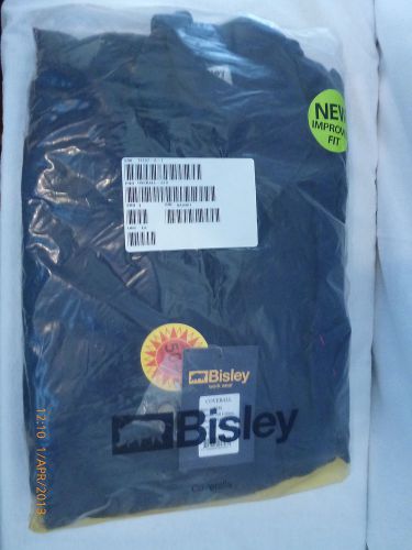 Bisley work wear coverall and pants size 82r navy blue all cotton bc6007r new for sale