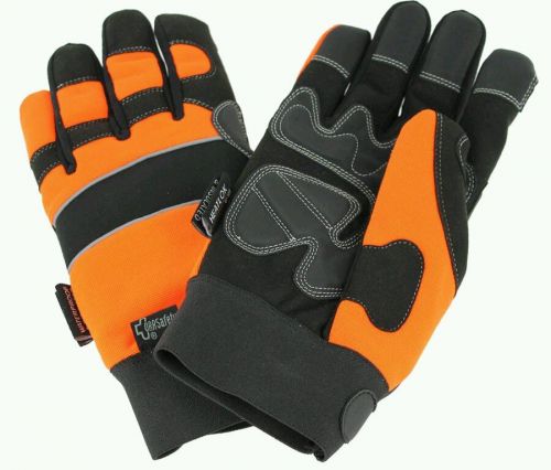 Orr mechanics style glove - waterproof - insulated - hi vis orange - xlarge for sale