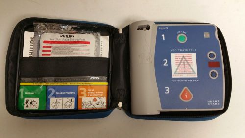 HeartStart FR2 AED Trainer 2 with Carrying Case by Philips Medical Systems