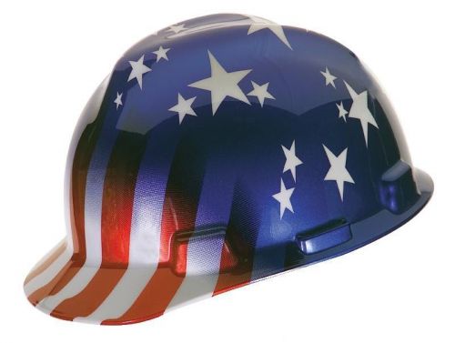 Safety Works LLC US Patriotic V-Gard Hard Hat Set of 10