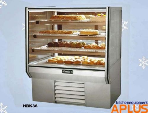 Leader Bakery Case Pastry Display Non-Refrigerated Dry 3 Tier 36&#034; Model HBK-36-D