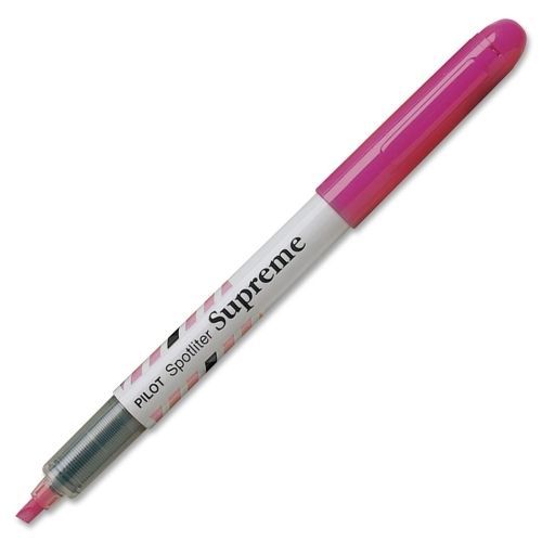 Pilot Spotliter Supreme Highlighter - Chisel -Pink Ink -White- 12/PK - PIL16005