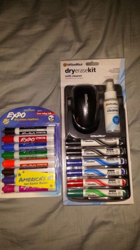 Dry Erase Kit with additional Dry Erase Markers