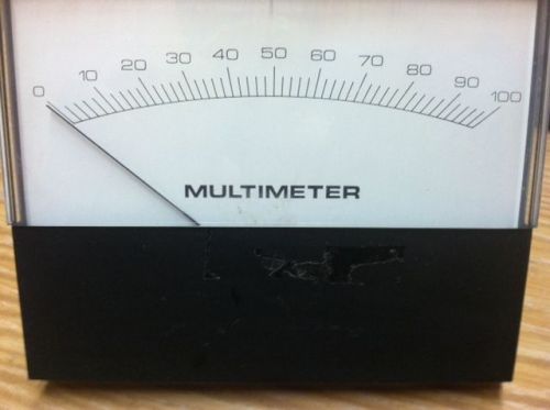 Multimeter - 0 to 100 volts