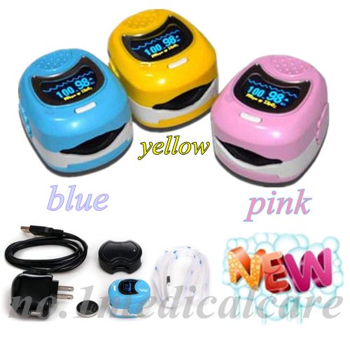 New, OLED Infant/child/kid pulse oximeter, smart&amp; cute, CMS50QB, CE