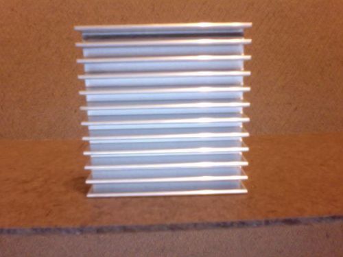 Heat sink aluminum (4.00 x 4.230 x 1.050 thick) inches. low thermal resistance. for sale