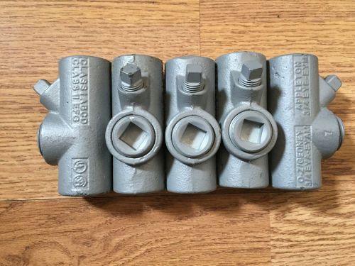 5pc OZ/Gedney Explosion Seal Off 1-EYS-21,1-EYS-11,1-EYA-100,3-EYA-75,1-EYA-50