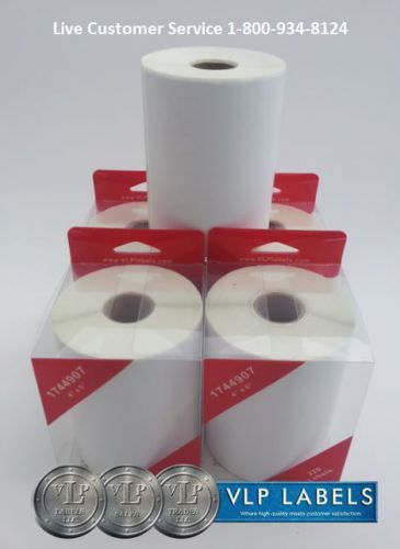 6 Rolls of 220 Shipping/Postage Labels in Mini Cartons for DYMO® 4XL 1744907