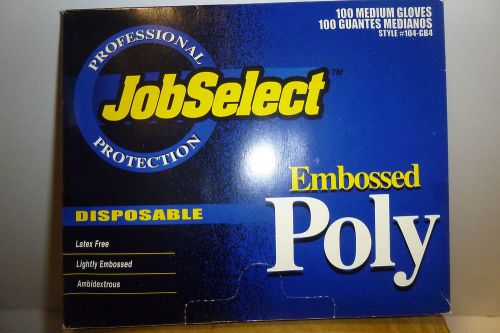 Poly disposable food handling gloves lot 1000 pcs. for sale