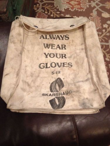 Vintage Skarshaug &#034;Always Where Your Gloves&#034; S–12 Canvas Bag
