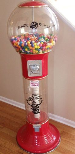 Large Spiral Gumball Machine (Red)- Holds over 2400 Gumballs Make Money Today