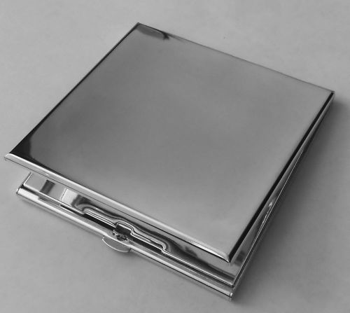 5 Pieces Stainless Steel Compact Mirror for Engraving