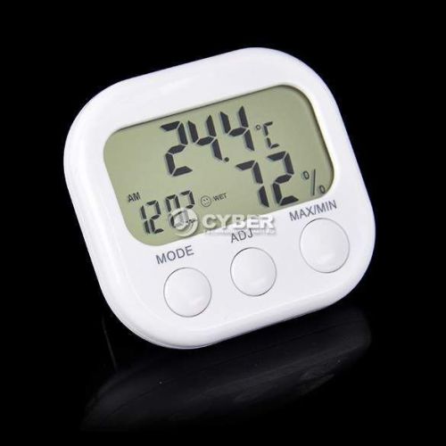 LCD Digital Clock Thermometer temperature Humidity Hygrometer Meter KS-005 DZ88