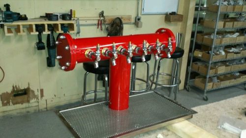 Custom 6 tap pipe t tower for sale