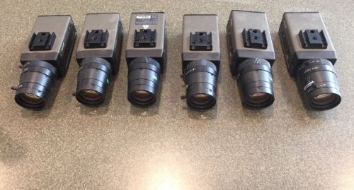 Ganz Security Camera&#039;s 6 lot CLH-401 CCTV wired Digital W Computar 5-50 MM Lens