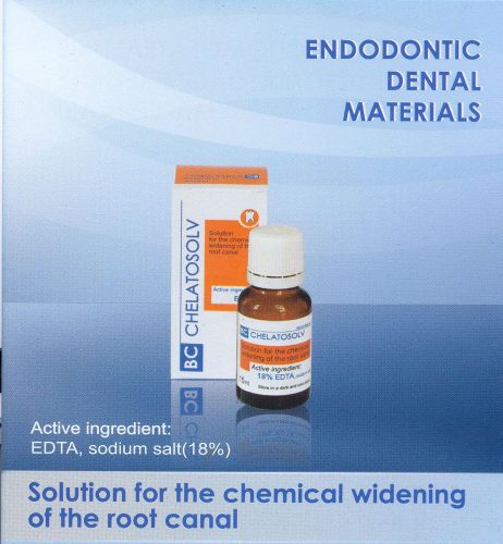 18% EDTA  CHELATOSOLV 15ml  - SOLUTION FOR THE CHEMICAL WIDENING OF ROOT CANAL
