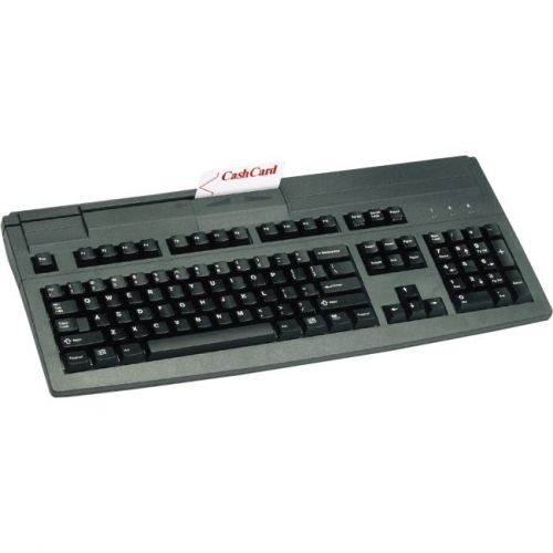 Cherry AP POS G81 8000 Keyboard 104 Keys Magnetic Stripe Reader USB Black
