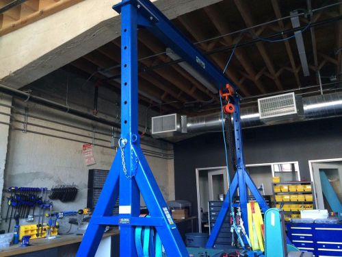 Vestil steel gantry crane model: ahs-4-10-12 for sale