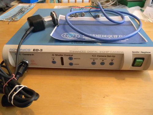 DYONICS 325Z Endoscopy camera system with ED-3 Head &amp; coupler RGB CABLE