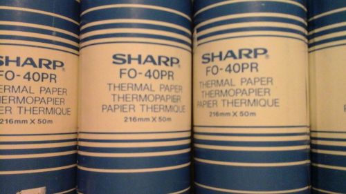 SHARP FO 40PR THERMAL PAPER 216MM 50M PRINTER SHARP
