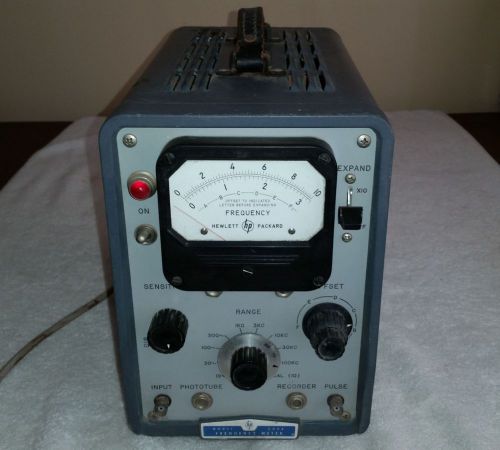 Hewlett Packard 500B Frequency Meter Analog HP Model 500-B