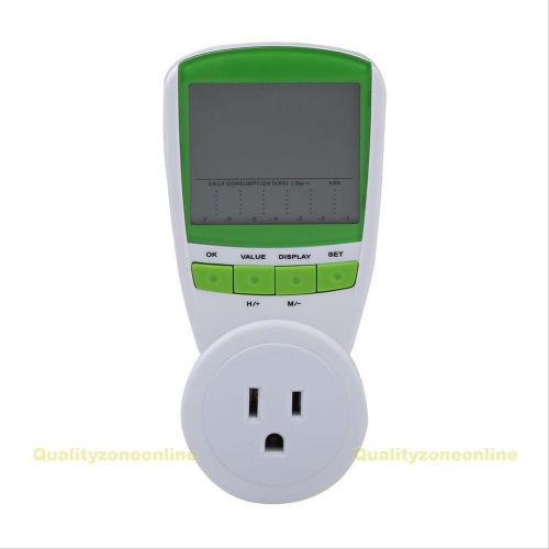 US Plug energy meter, Watt Voltage Volt Meter Monitor Analyzer with power factor