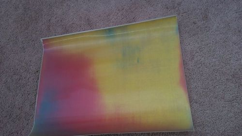 1 lenticular sheet 15” X 20” Back To The Future 2 hat rainbow material OFFER