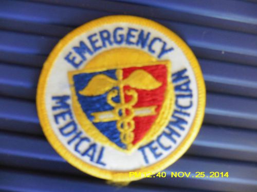 Vintage EMERGENCY MEDICAL TECHNICIAN PATCH @1980&#039;s