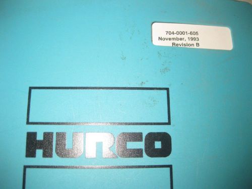 manuals Hurco BMC 30 manuals