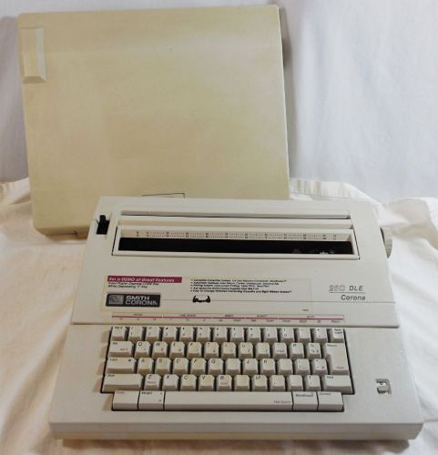 Smith Corona Electric Typewriter 250 DLE Silver Ash Snap-In Correcting Cassette