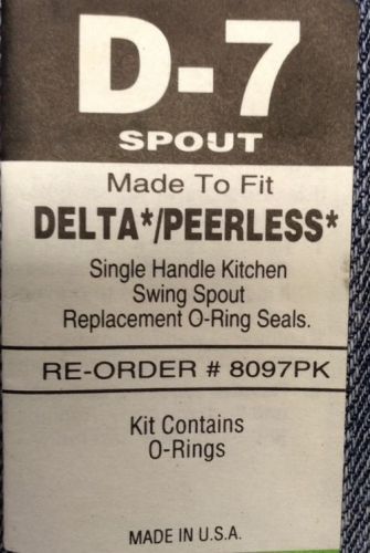 Delta/Peerless O-Ring Repair Kit for Single Handle Kitchen Faucet