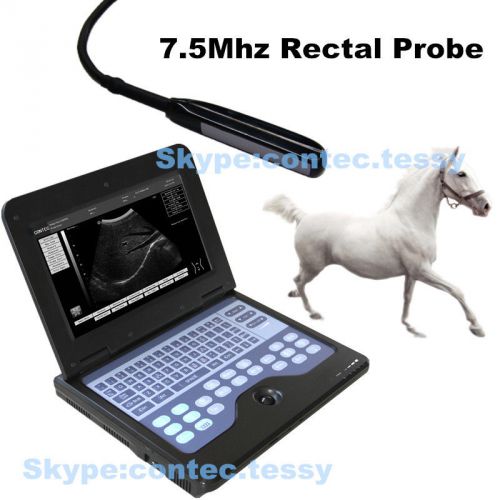 Veterinary Bovine&amp;equine Ultrasound Scanner &amp;endorectal probe,PROMOTION!
