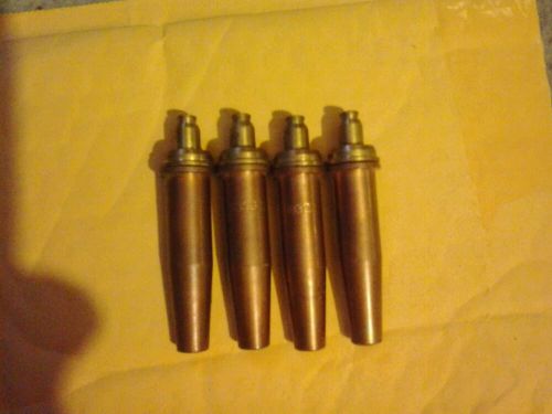 4 SIZE # 4 LP (PROPANE) Burning Torch Tips Slightly Used