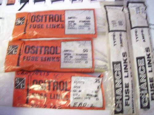 S&amp;C Electric/A.B. Chance Fuse Links (Lot of 5)