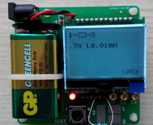 2015 newest version of inductor-capacitor ESR meter DIY MG328 multifunction test